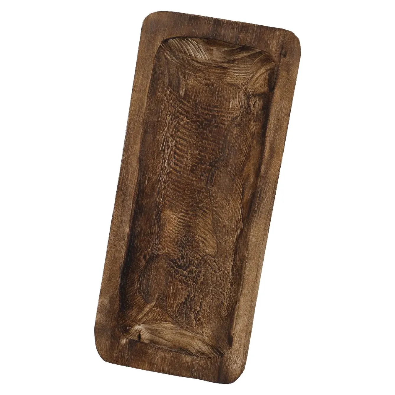 Dekoschale Eck, Braun, 43 X 19 Cm Schalen & Tabletts|Weihnachtsdeko