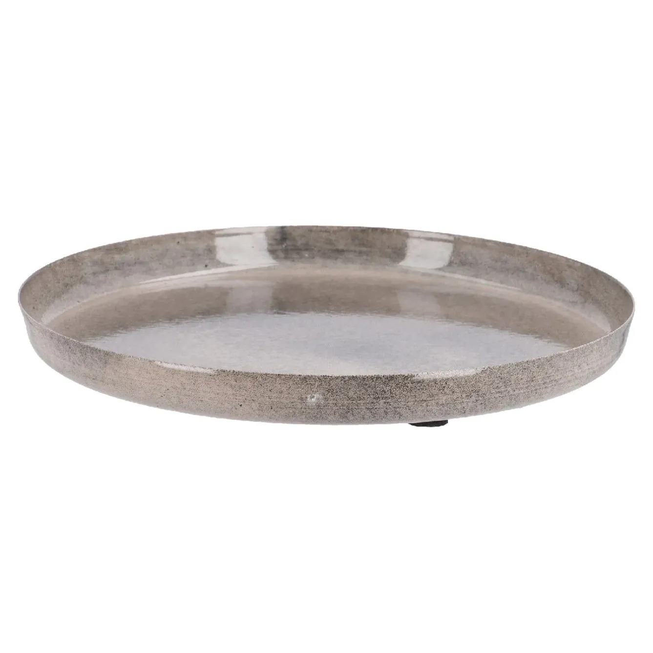 Discount Deko-Schale Metall, Rund/beige, 20 Cm Schalen & Tabletts|Shop The Look Xmas