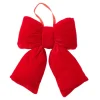 Outlet Deko-Schleife, Hängend/rot, 29 Cm Geschenkverpackungen|Weihnachtsbaumschmuck