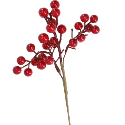 Hot Deko-Stecker, Beeren Groß, Rot, 20 Cm Vasen & Kunstblumen|Adventskränze & Zubehör