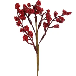 Hot Deko-Stecker, Beeren Klein, Rot, 20 Cm Vasen & Kunstblumen|Adventskränze & Zubehör