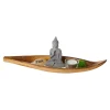 Clearance Dekotablett Buddha/Blatt, 37.5 Cm Deko-Objekte