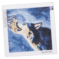 Sale Diamond Painting, Wolf, 30 X 30 Cm Geschenkideen|Diamond Painting
