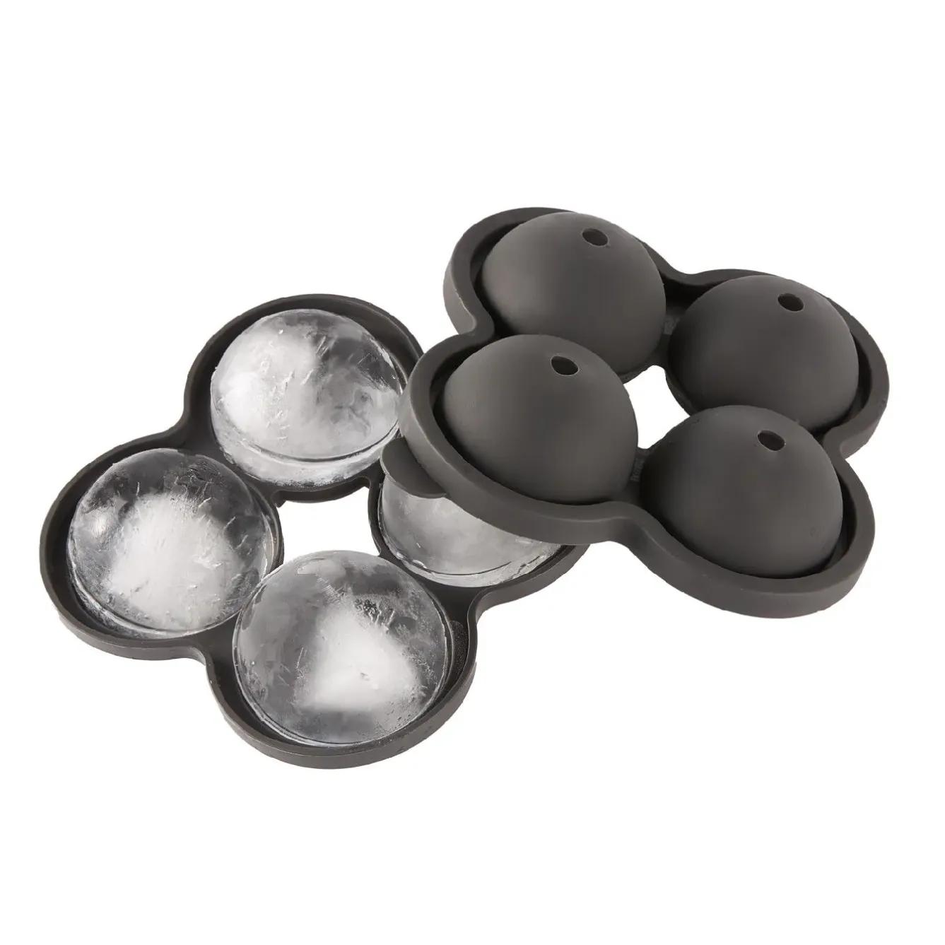 Online Eiswürfelform Kugel, Schwarz Küche