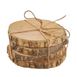 New 4er Set Deko-Holzscheibe, 9 Cm Schalen & Tabletts|Weihnachtstraditionen