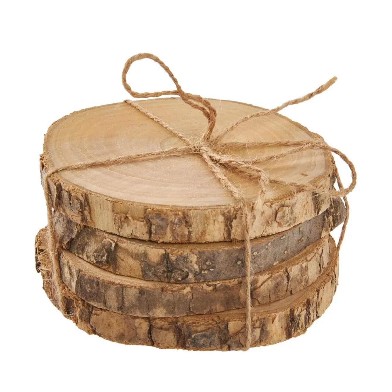 New 4er Set Deko-Holzscheibe, 9 Cm Schalen & Tabletts|Weihnachtstraditionen