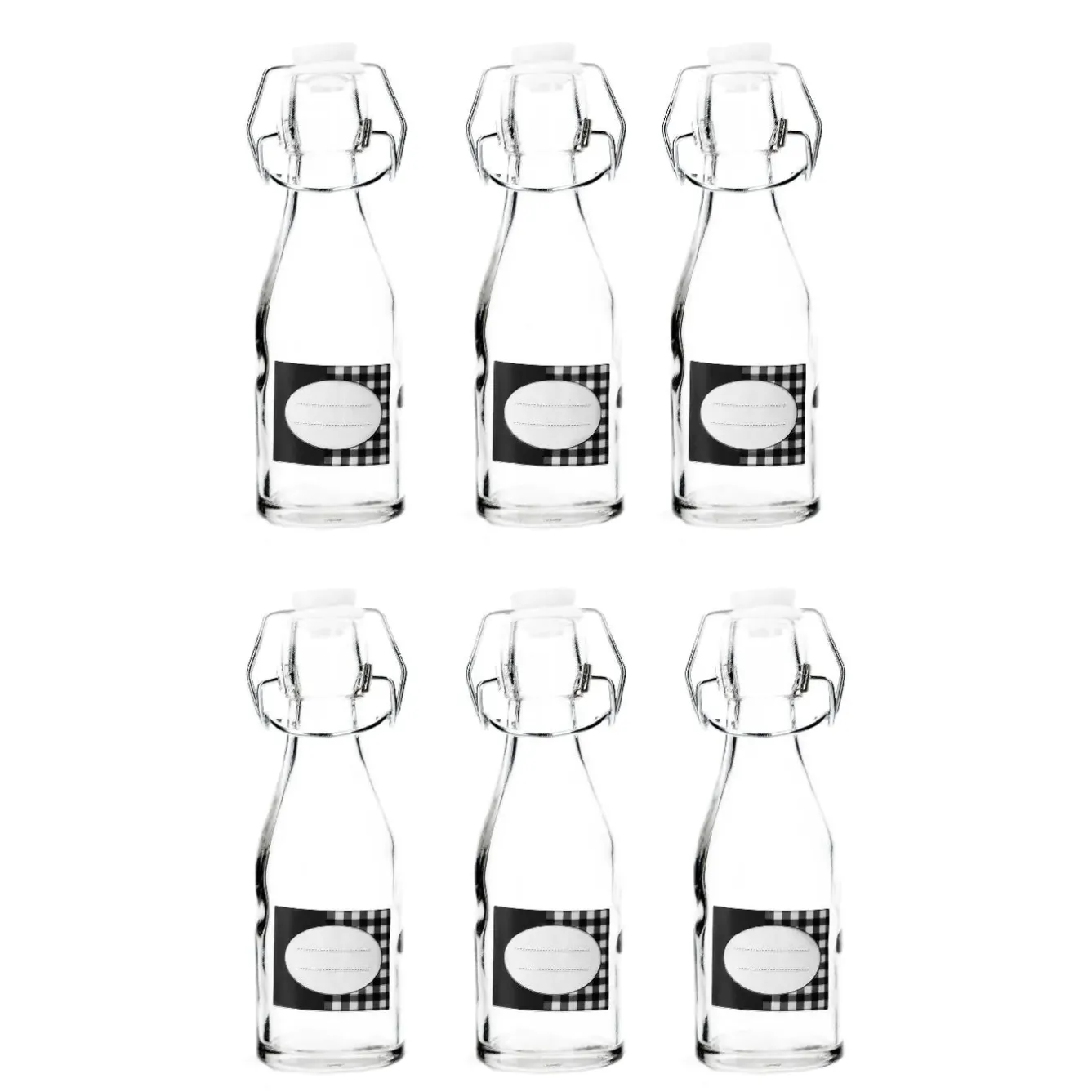 Clearance 6er Set Flasche Mit Bügelverschluss, 150 Ml Jga|Salty- Und Candybar