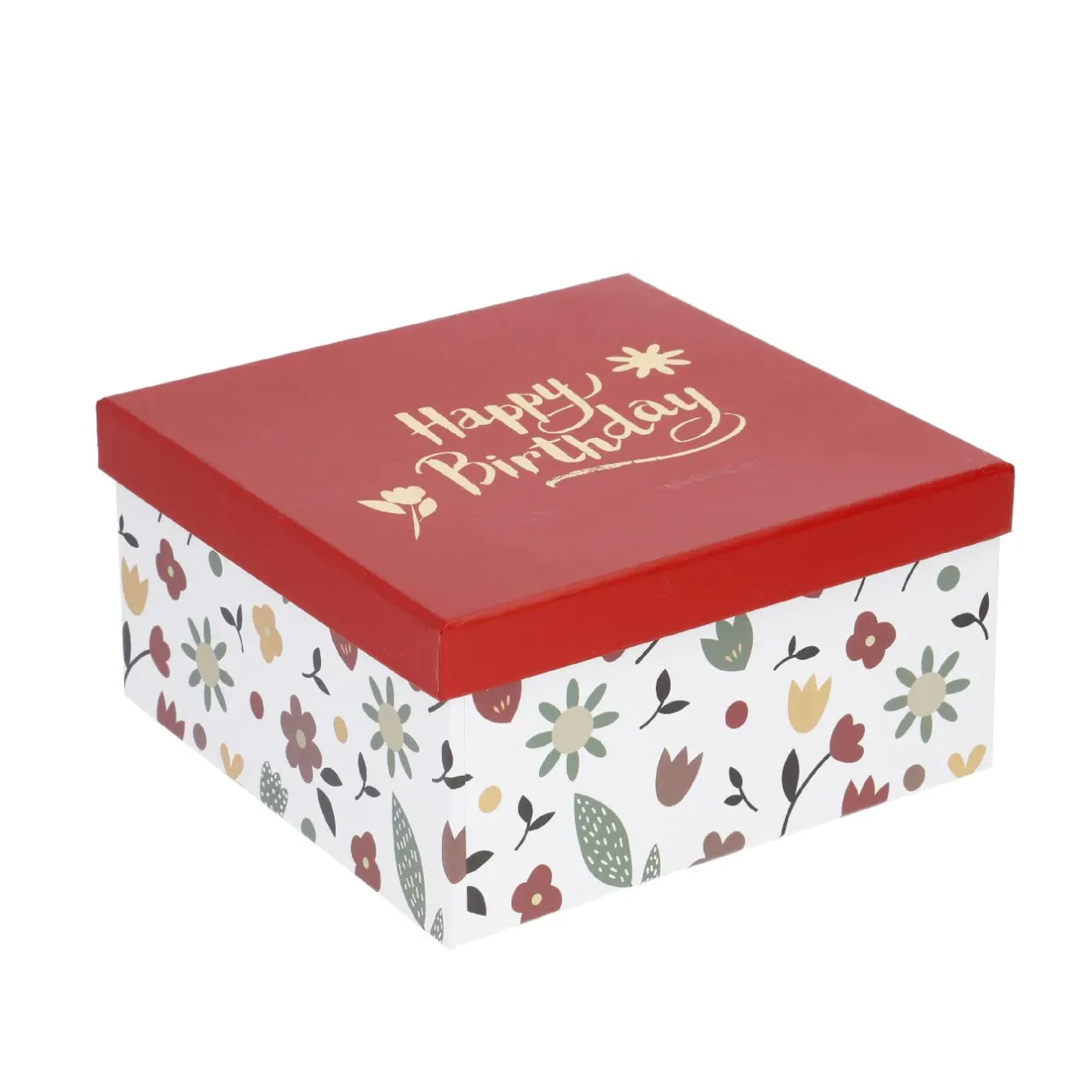 Outlet 5er Set Geschenkkarton Motiv, Weiß Geschenkverpackung|Geschenkideen