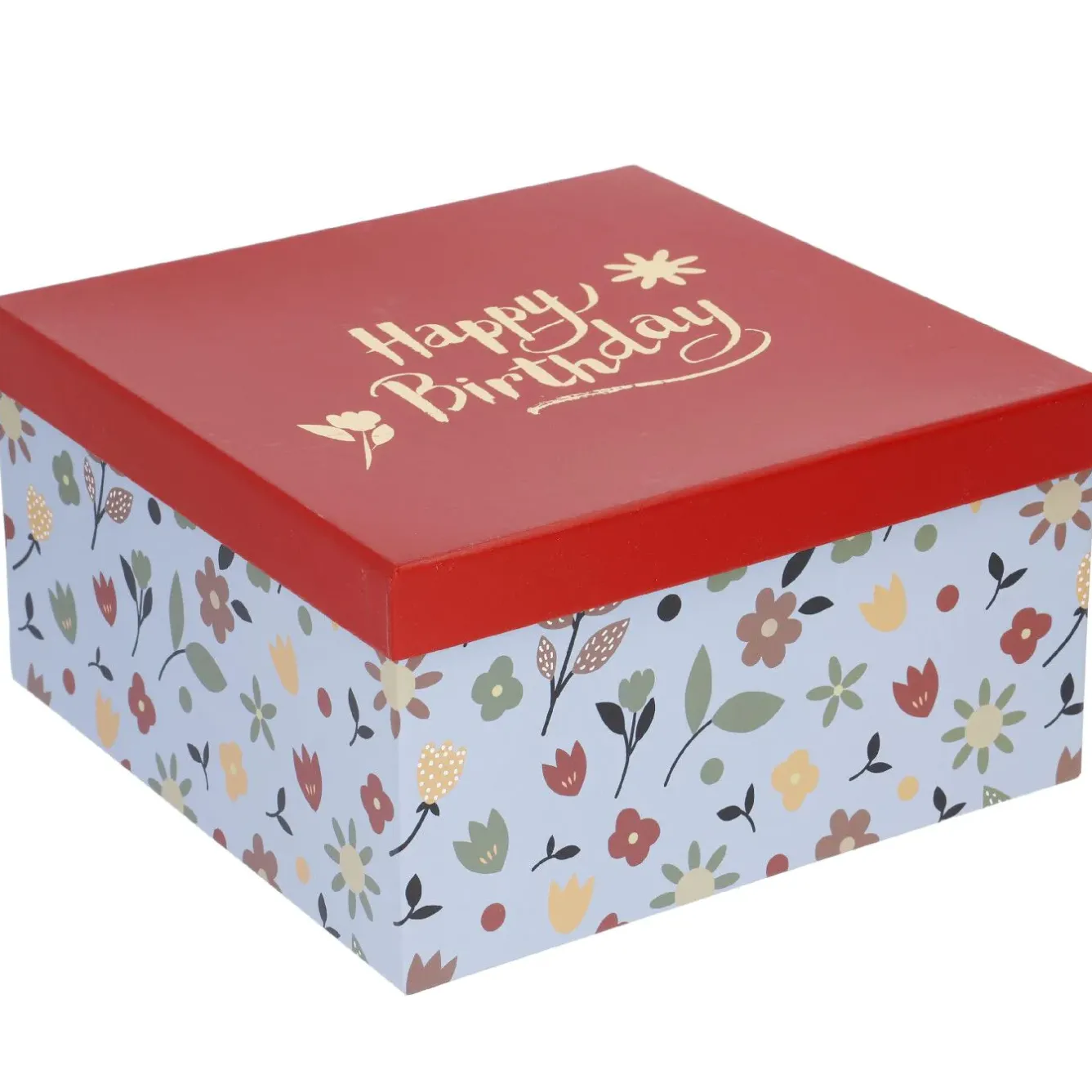 Online 5er Set Geschenkkarton Motiv, Blau Geschenkverpackung|Geschenkideen