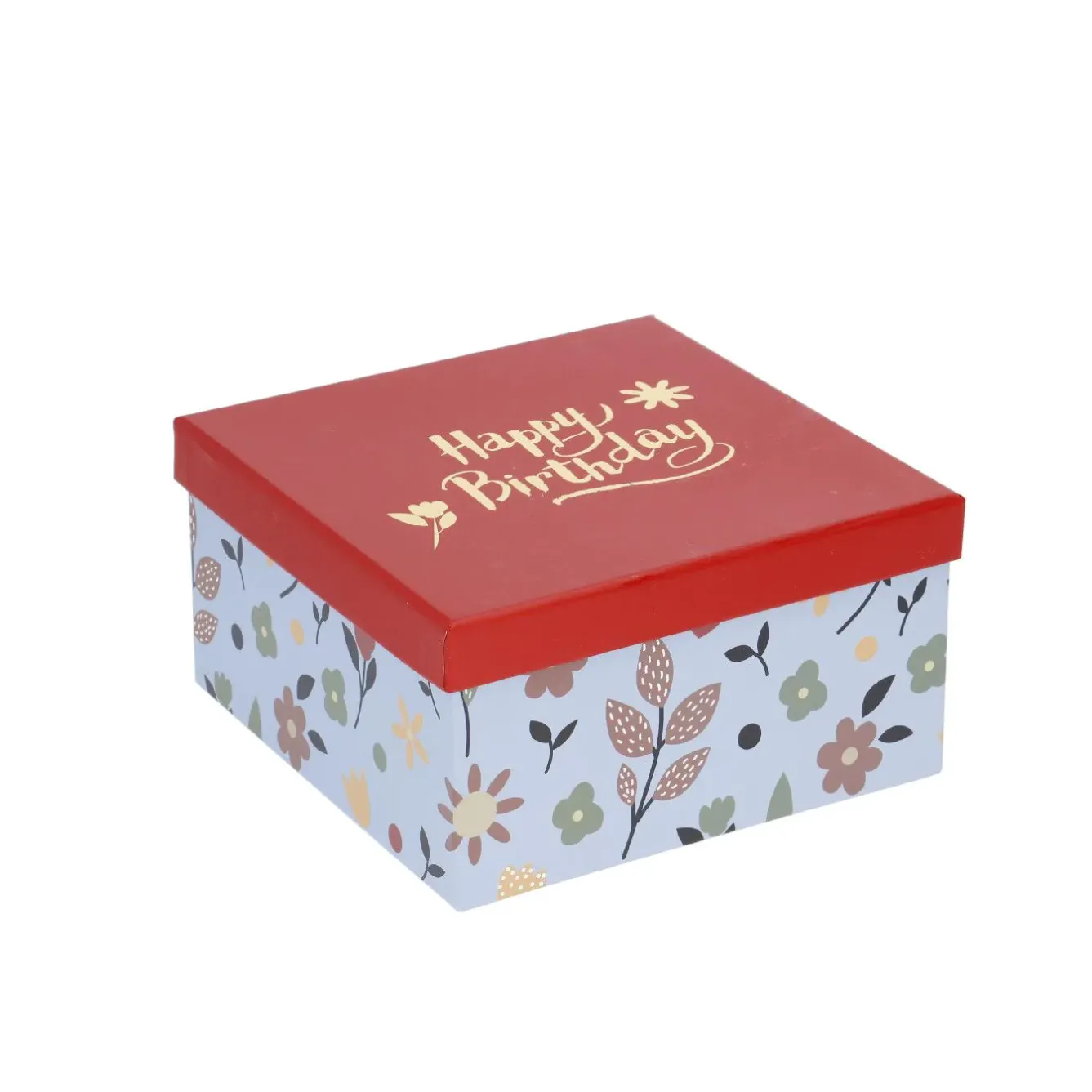 Online 5er Set Geschenkkarton Motiv, Blau Geschenkverpackung|Geschenkideen