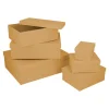 Sale 6er Set Geschenkkarton Uni, Peach Geschenkverpackung|Geschenkideen
