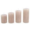 Online 4er Set Kerze Rustik, Gestuft, Sand Kerzen & Kerzenständer|Weihnachtskerzen