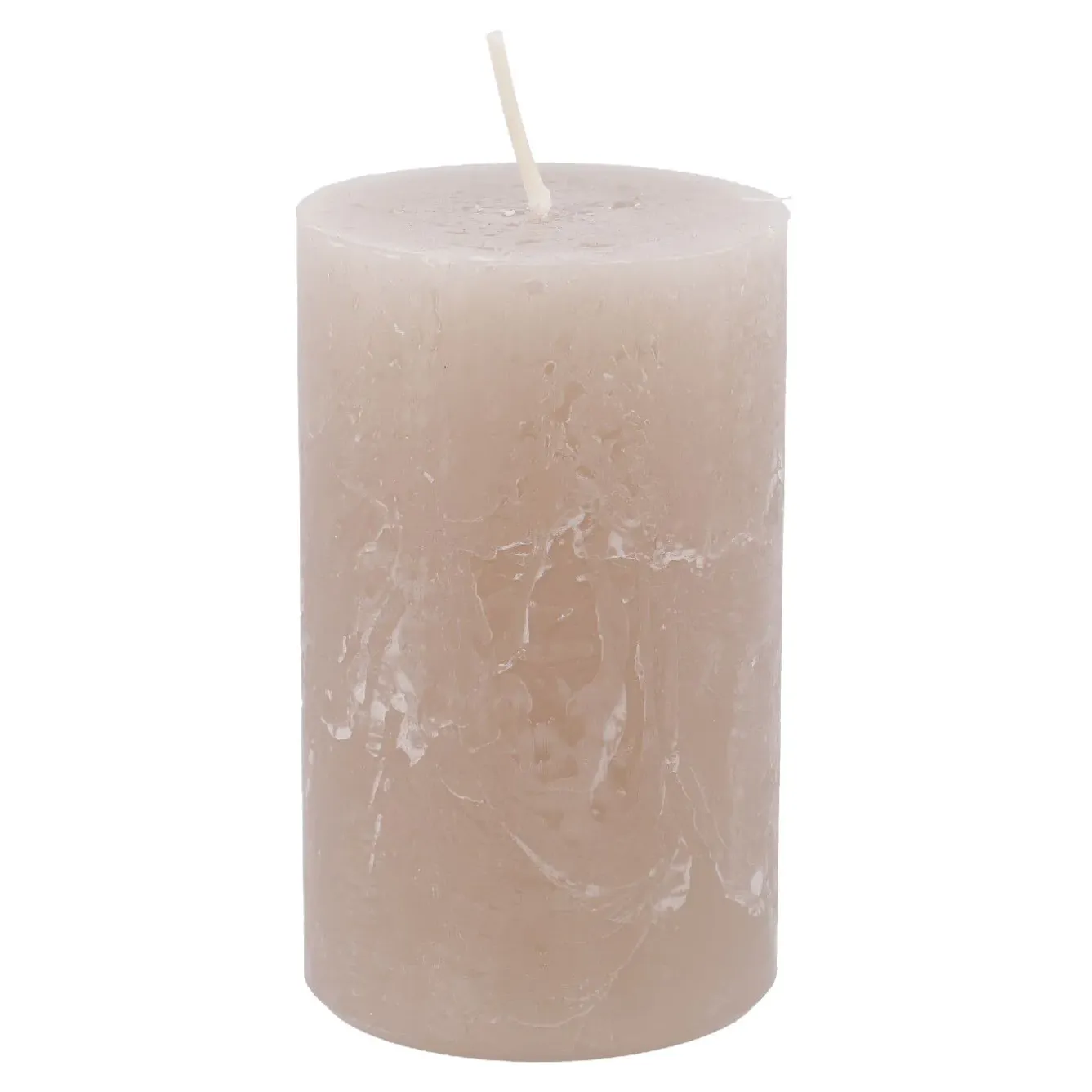 Outlet 4er Set Kerze Rustik, Sand, 6 X 10 Cm Kerzen & Kerzenständer|Weihnachtskerzen