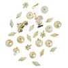Sale 27er Set Kugelset Kunststoff, Champagner Weihnachtsbaumschmuck