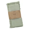 Sale 2er Set Platzset Fransen, Grün, 33 X 48 Cm Küche