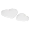 Best 2er Set Tablett Herz, Weiß Salty- Und Candybar|Schalen & Tabletts