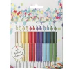 Clearance 12er Set Tortenkerze, Farbflammen Geburtstag|Kerzen & Kerzenständer