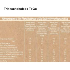 Outlet 4er Set Trinkschokolade ToGo Küche
