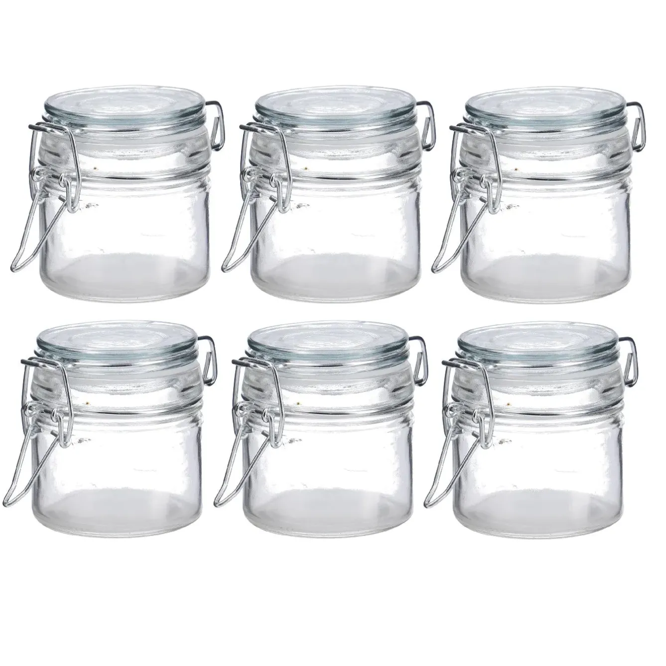 Sale 6er Set Vorratsglas Mit Bügelverschluss, 80 Ml Gastgeschenke|Hochzeitsdeko