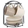 Discount Espresso-Set Cafe, Braun/creme Küche