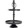 Etagere Shiva, 2 Teller, Schwarz, 32 Cm Geschenkideen|Etageren