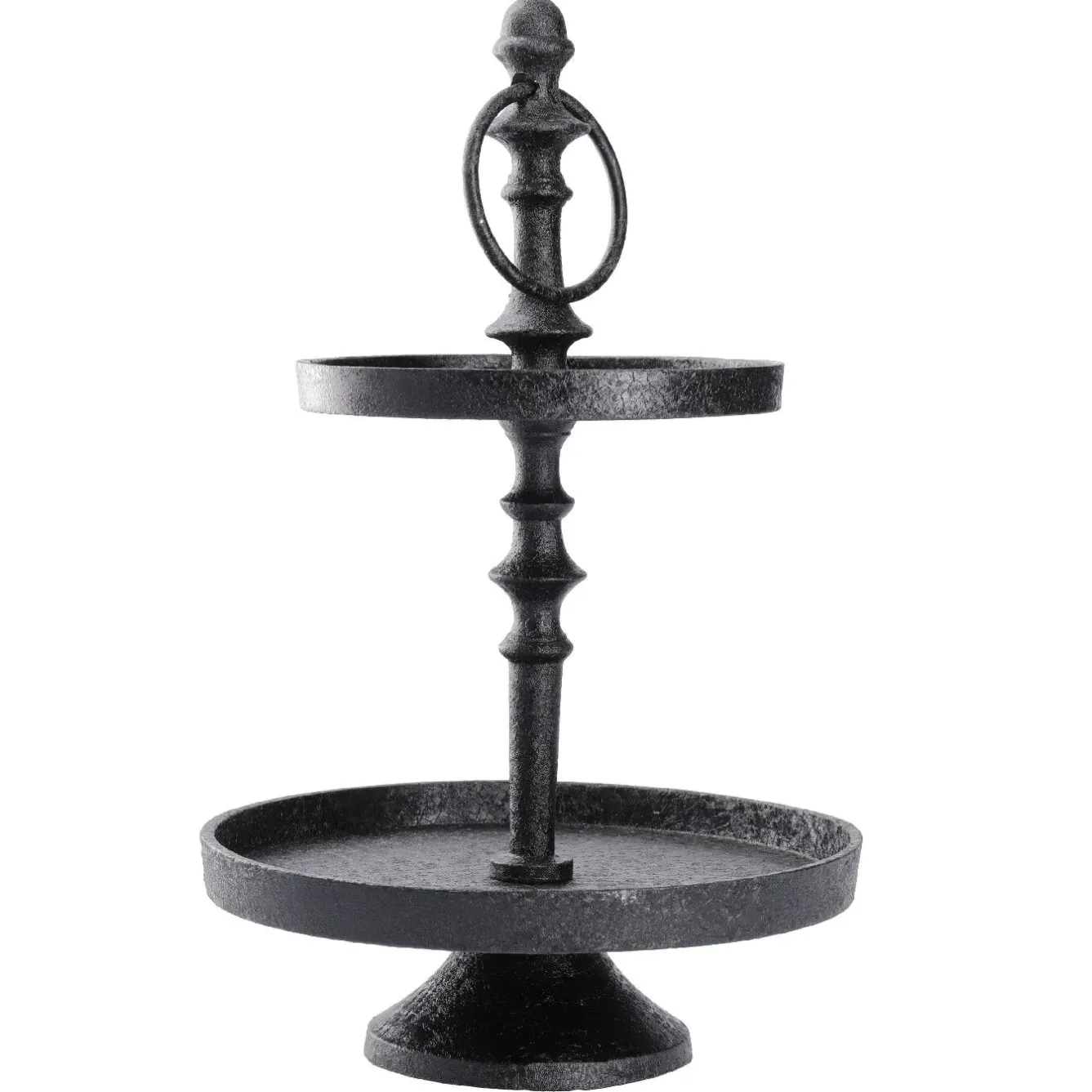 Etagere Shiva, 2 Teller, Schwarz, 32 Cm Geschenkideen|Etageren