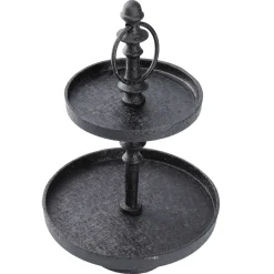 Etagere Shiva, 2 Teller, Schwarz, 32 Cm Geschenkideen|Etageren