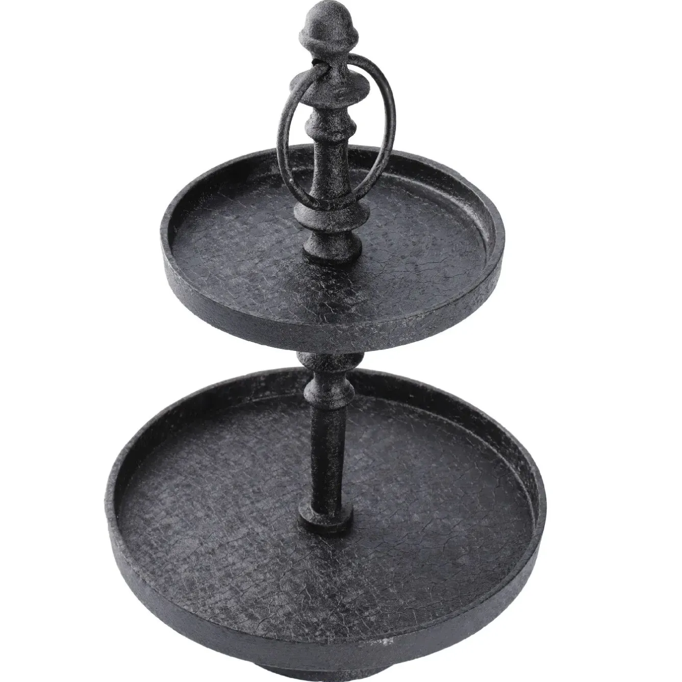Etagere Shiva, 2 Teller, Schwarz, 32 Cm Geschenkideen|Etageren