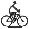 Outlet Fahrradfahrer, Schwarz, 24 X 6 X 23 Cm Figuren|Deko-Objekte