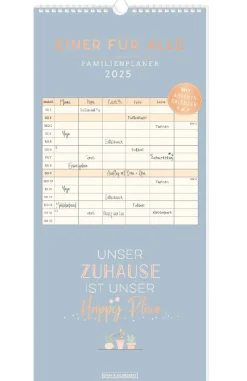Discount Familienplaner 2025, Petrol Kalender & Planer