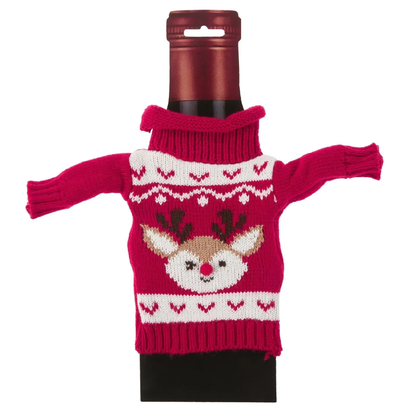 Online Flaschenbezug Strick, Rehkitz Küche|Weihnachtsgeschenke