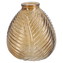 Best Flaschenvase Blatt, Braun/bauchig, 13 Cm Vasen & Kunstblumen|Herbstdeko