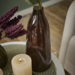 Sale Flaschenvase Farbe, Dunkelbraun, 12 X 27 Cm Vasen & Kunstblumen|Herbstdeko