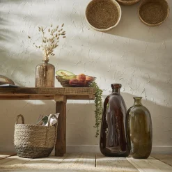 Flaschenvase Napoles, Dunkelgrün, 38 Cm Geschenkideen|Vasen & Kunstblumen