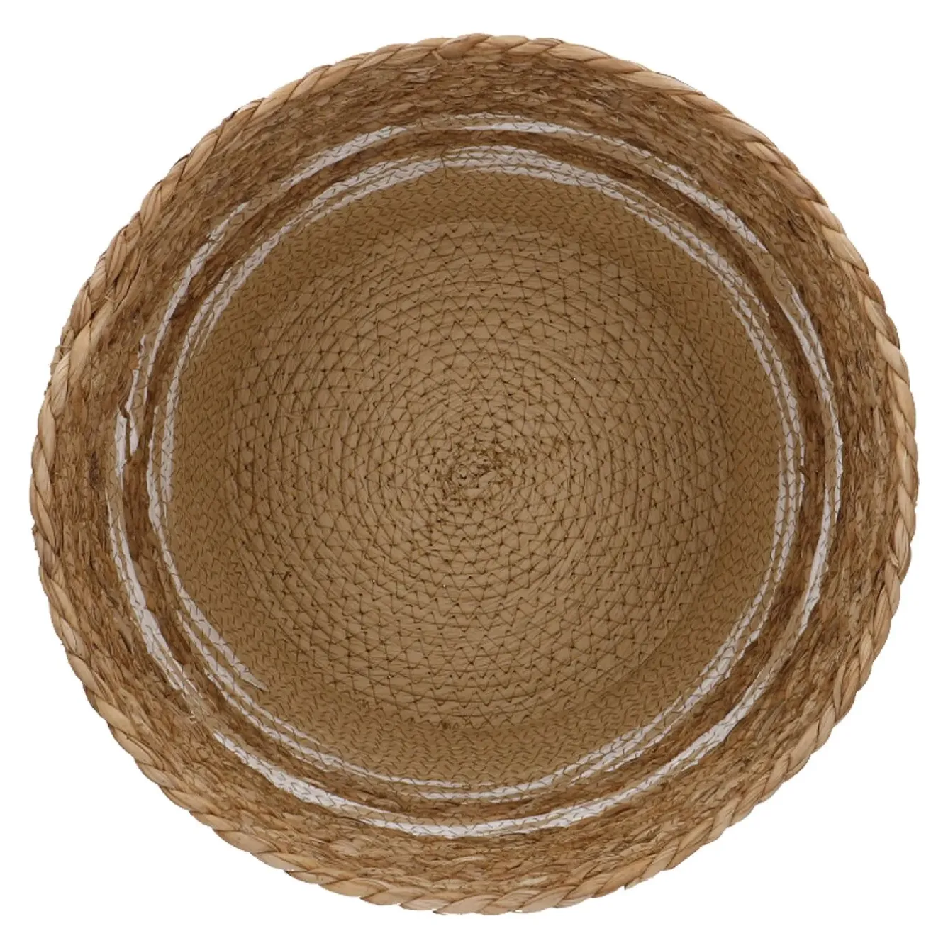 Clearance Flechtkorb Streifen, Natur/weiß, 31 X 27.5 Cm Organisation