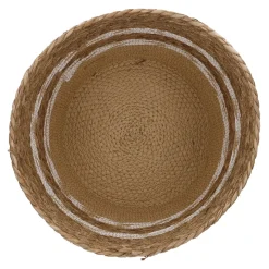 Flechtkorb Streifen, Natur/weiß, 35 X 30.5 Cm Organisation