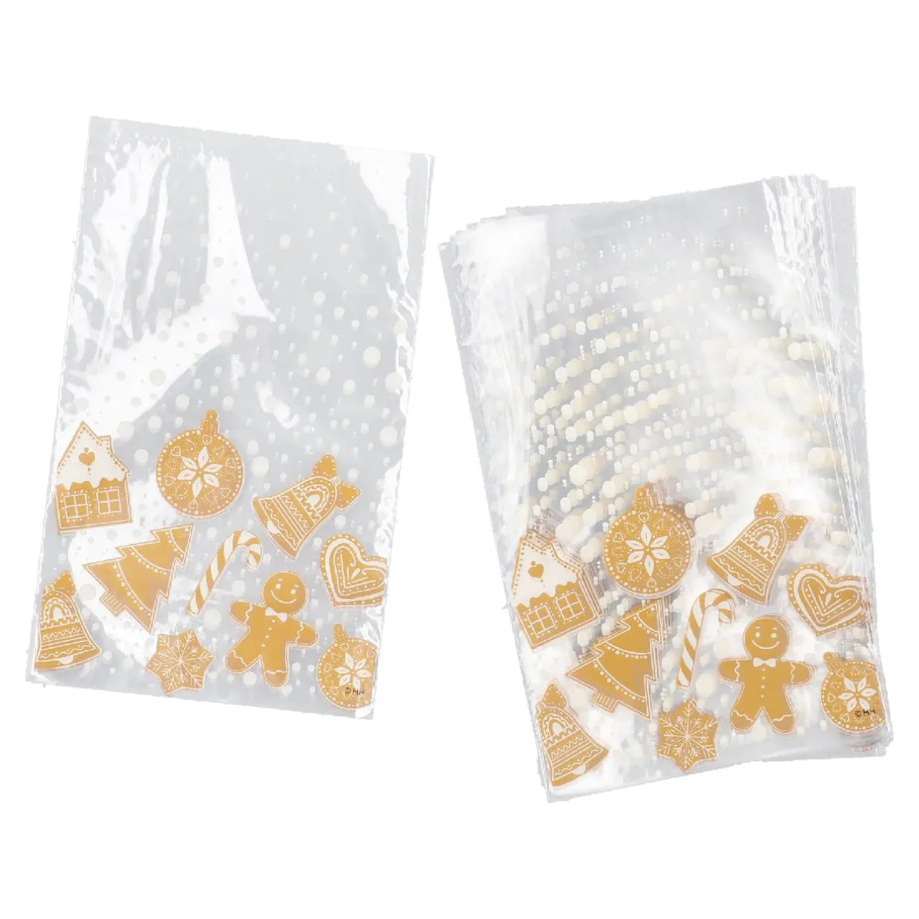 Sale Folienbeutel, 10 Stück, Lebkuchen, 15 X 24 Cm Geschenkverpackung|Weihnachtsbäckerei