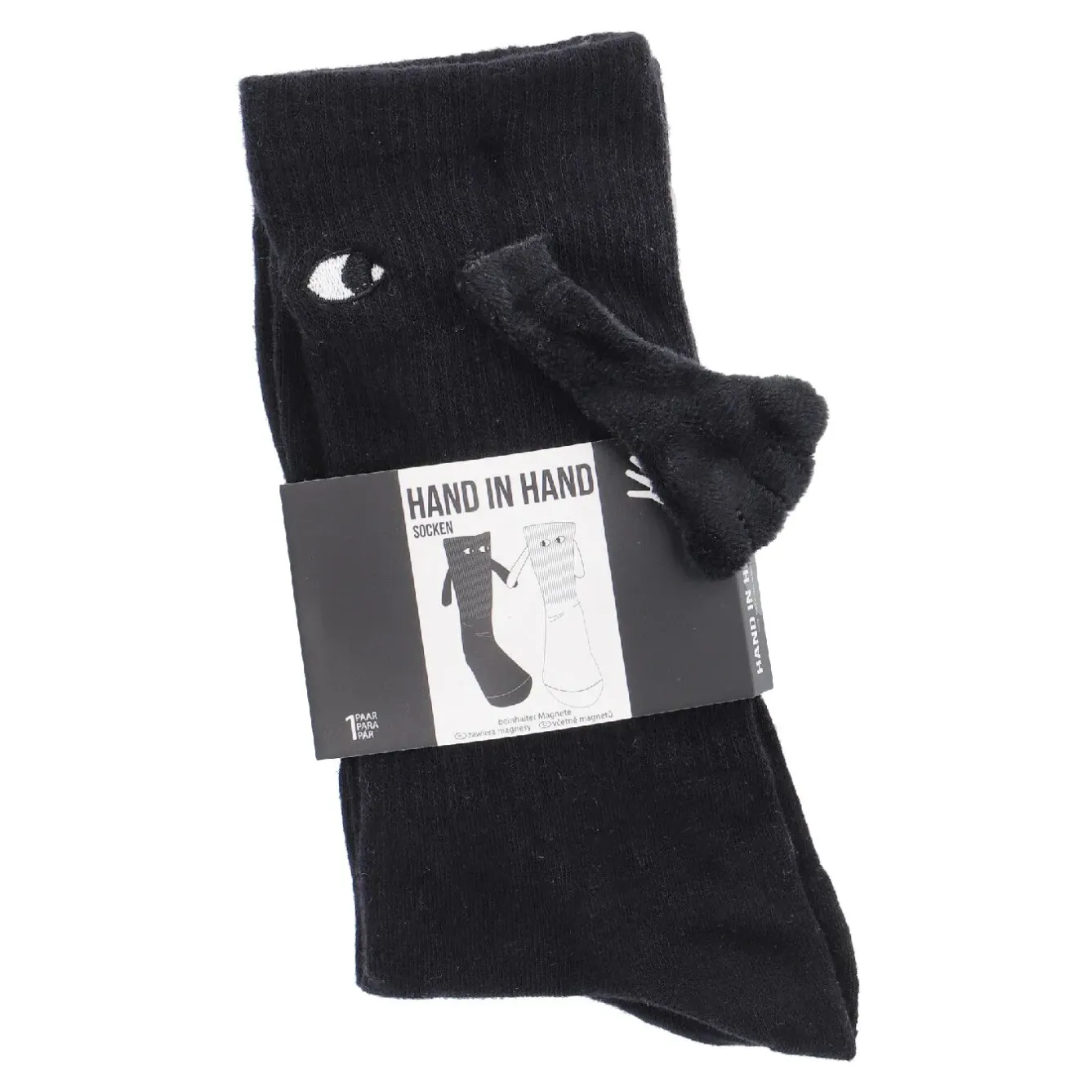 Freunde-Socken Magnet, Schwarz, Größe 35-42 Geschenkideen|Fashion