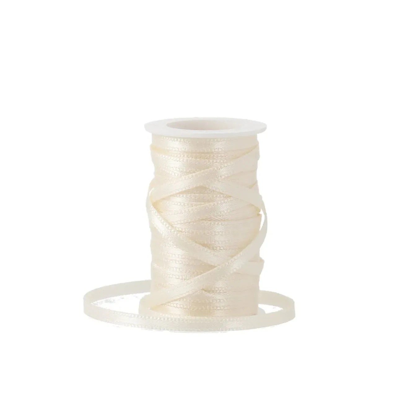 Discount Geschenkband Satin, Creme, 3mm X 10m Jga|Gastgeschenke