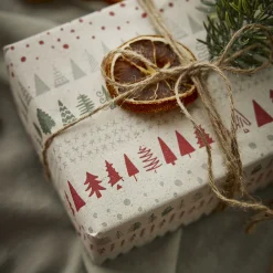 Sale Geschenkpapier Graspapier, Bäume/creme, 1 X 3 M Geschenkverpackungen