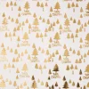 Geschenkpapier Prägung, Schrift/Baum/creme, 2 M Geschenkverpackungen