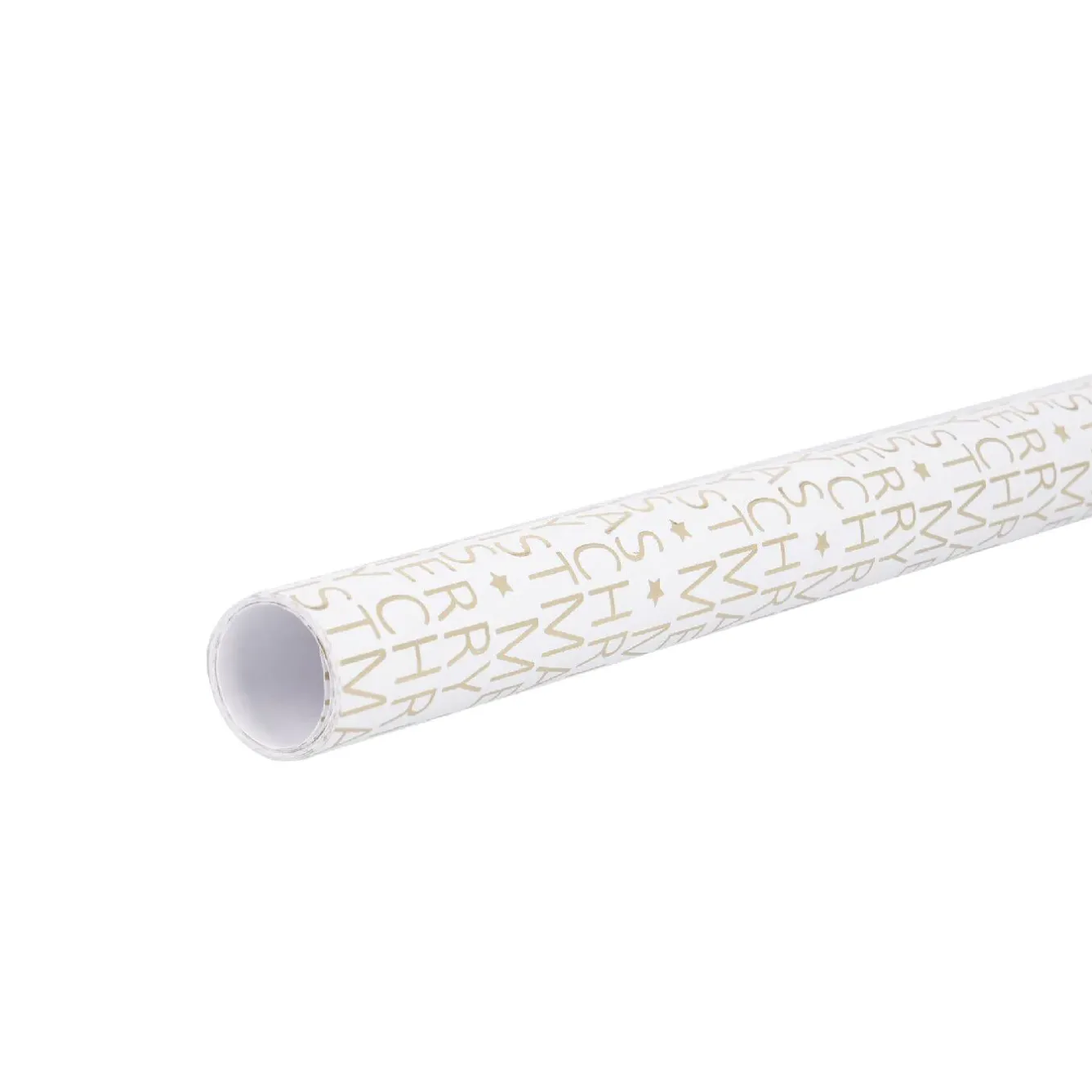 Sale Geschenkpapier Prägung/Schrift, Creme/gold, 2 M Geschenkverpackungen|Weihnachten