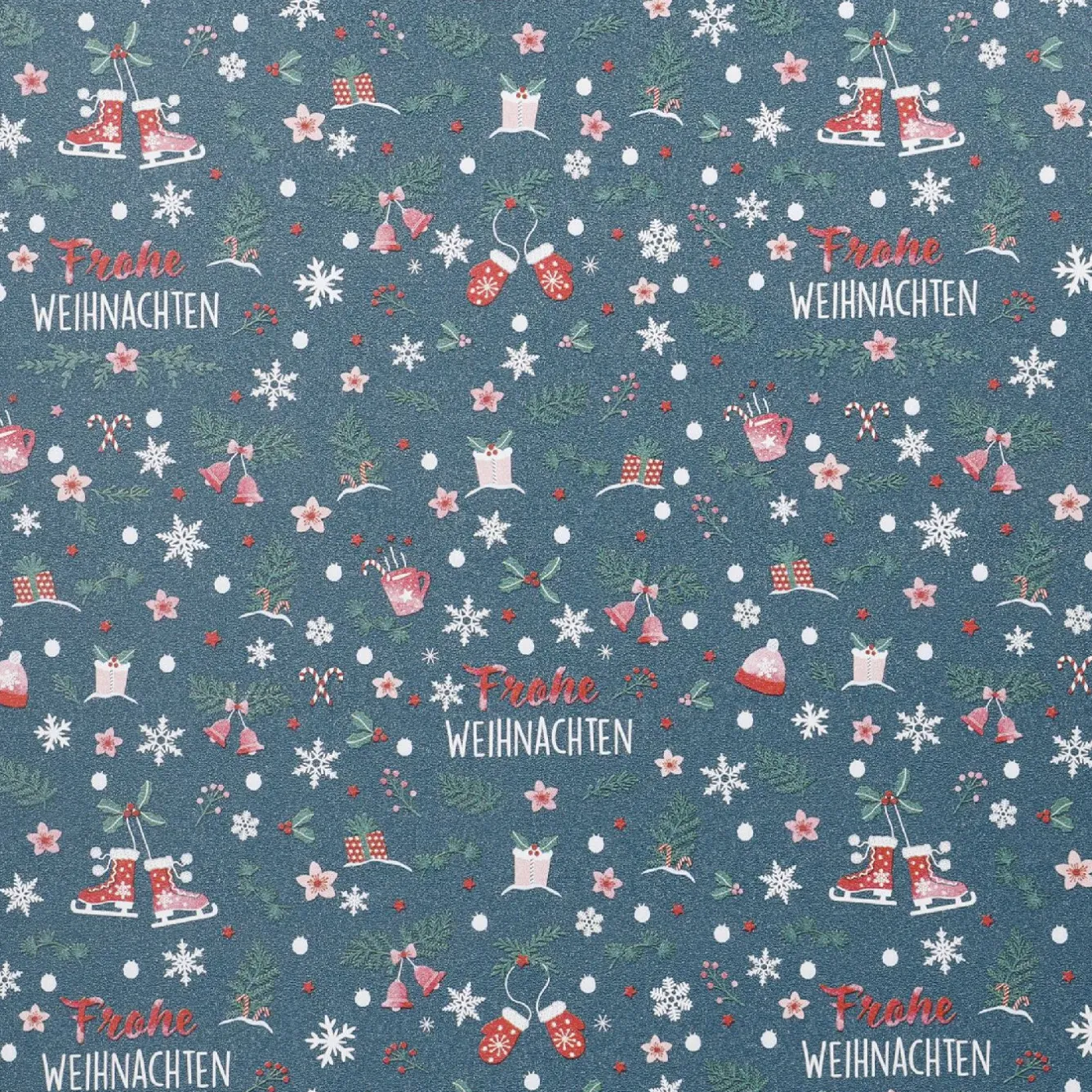 Hot Geschenkpapier Weihnachtsmix, Schrift, 2 M Geschenkverpackungen|Weihnachten