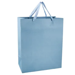 Online Geschenktüte Edel, Dunkelrauchblau, 26 X 32 Cm Geschenkverpackung|Geschenkverpackungen