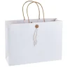 Sale Geschenktüte Mit Knopf, Weiß, 32.5 X 24 Cm Hochzeitsgeschenke|Geschenkverpackung