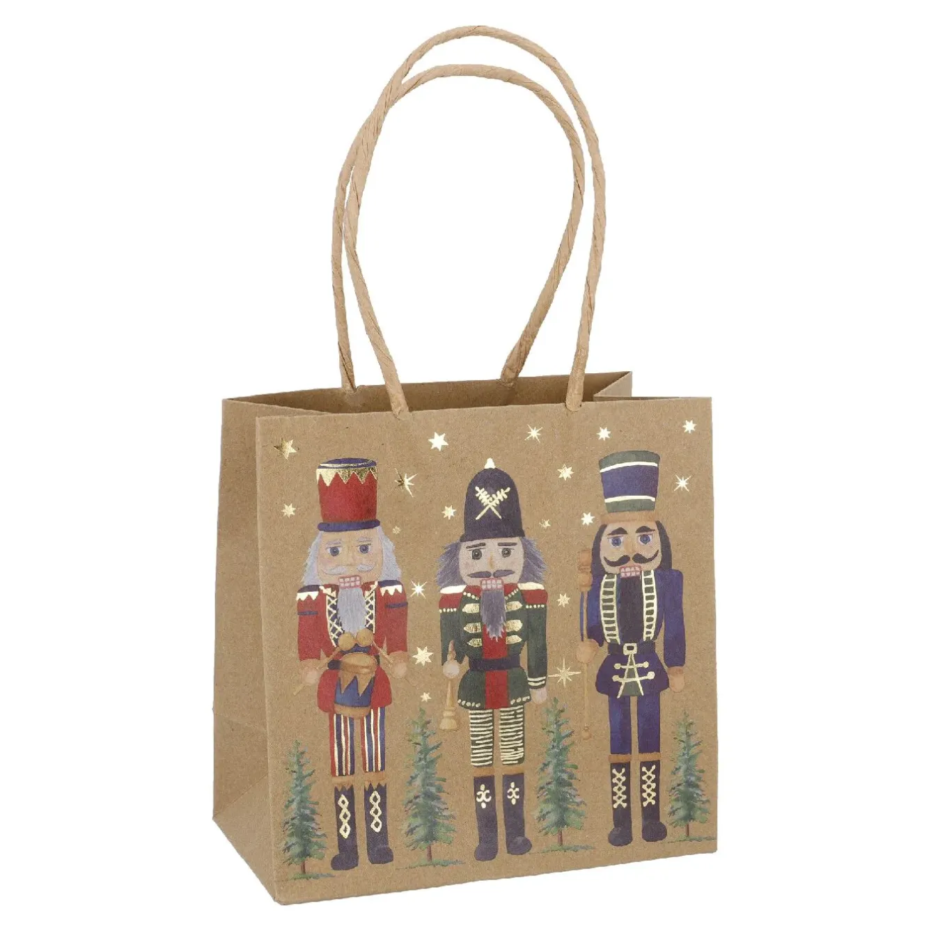 Sale Geschenktüte Nussknacker, 16 X 16 Cm Geschenkverpackungen|Weihnachten