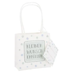Geschenktüte Spruch, Wunscherfüller, 10 X 10 Cm Geschenkverpackung|Geschenkverpackungen