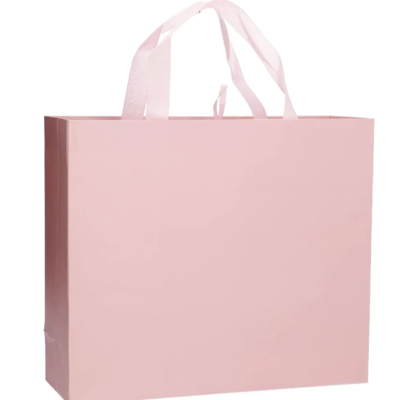 Hot Geschenktüte Uni/matt, Rosa, 36 X 31 Cm Geschenkverpackung