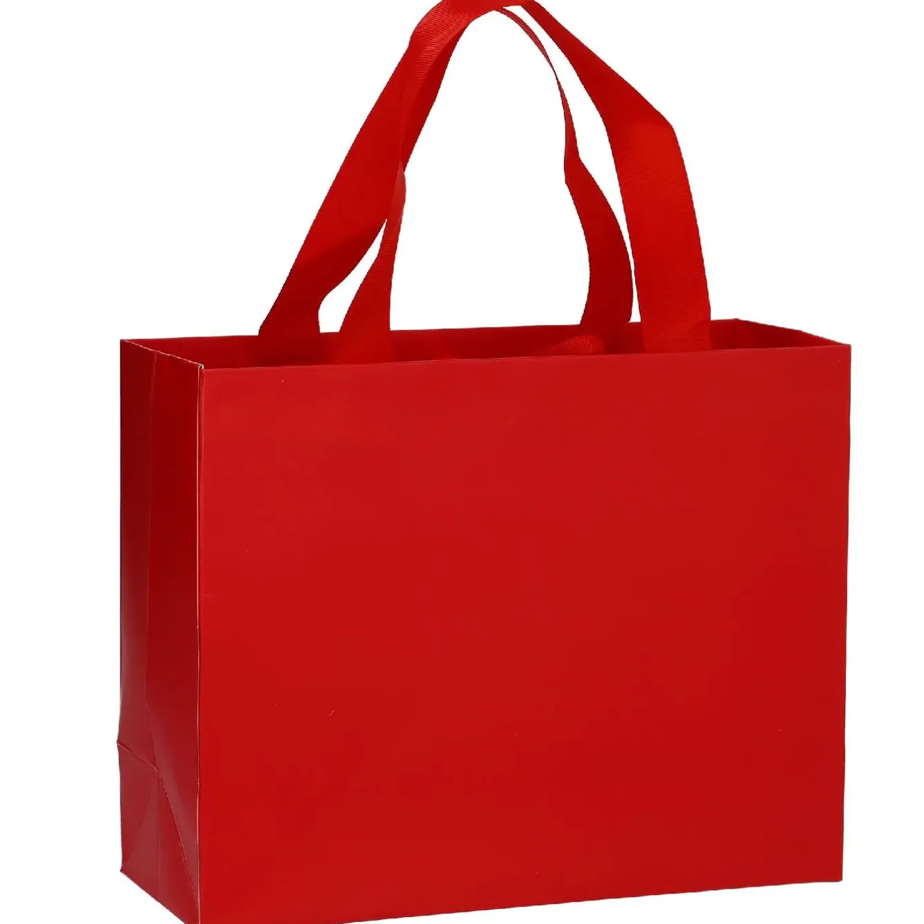 Geschenktüte Uni/matt, Rot, 25 X 20 Cm Geschenkverpackung