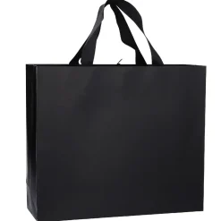 Outlet Geschenktüte Uni/matt, Schwarz, 36 X 31 Cm Geschenkverpackung